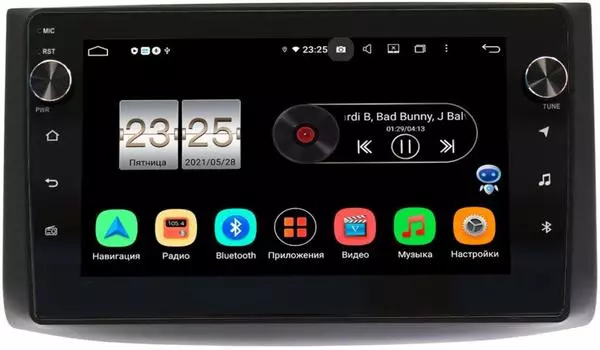 Штатная магнитола Daewoo Gentra I, Winstorm 2005-2011 LeTrun BPX609-9130 на Android 10 (4/64, DSP, IPS, с голосовым ассистентом, с крутилками) (+ Камера заднего вида в подарок!)