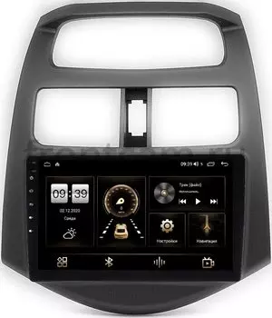 Штатная магнитола Daewoo Matiz Creative (M300) 2009-2011 (матовая) LeTrun 4166-9-180 на Android 10 (4G-SIM, 3/32, DSP, QLed) (+ Камера заднего вида в подарок!)