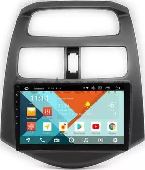 Штатная магнитола Daewoo Matiz Creative (M300) 2009-2011 (матовая) Wide Media KS9-180QR-3/32 DSP CarPlay 4G-SIM Android 10 (+ Камера заднего вида в подарок!)