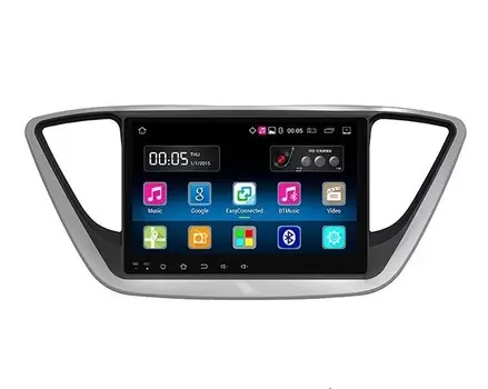 Штатная магнитола DayStar DS-7018HB Hyundai Solaris ANDROID 8.1.0 (8 ядер, 2Gb ОЗУ, 32Gb памяти) (+ Камера заднего вида в подарок!)