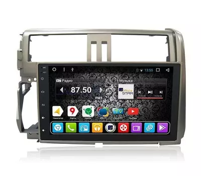 Штатная магнитола DayStar DS-7041HB Toyota Prado 150 (2009-2013) Android 9 (8 ядер, 2Gb ОЗУ, 32Gb памяти) (+ Камера заднего вида в подарок!)