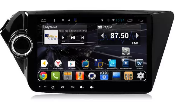 Штатная магнитола DayStar DS-7090HB Kia Rio 2012 ANDROID 8.1.0 (8 ядер, 2Gb ОЗУ, 32Gb памяти) (+ Камера заднего вида в подарок!)