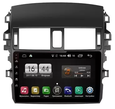 Штатная магнитола FarCar s195 для Toyota Corolla 2007-2012 на Android (LX063R) (+ Камера заднего вида в подарок!)