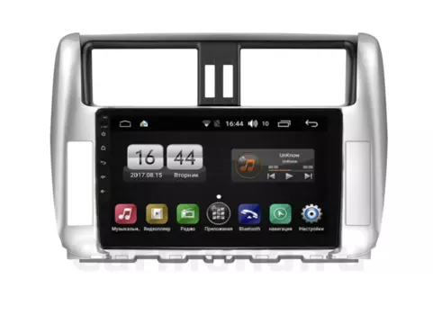 Штатная магнитола FarCar s195 для Toyota Land Cruiser Prado 150 2009-2013 на Android (LX065R) серебро