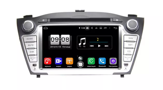 Штатная магнитола FarCar s250 для Hyundai ix35, Tucson II 2011-2015 на Android (RA361) (+ Камера заднего вида в подарок!)