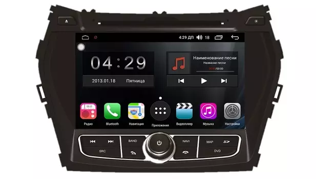 Штатная магнитола FarCar s300 для Hyundai Santa Fe 2012+ на Android (RL209) (+ Камера заднего вида в подарок!)