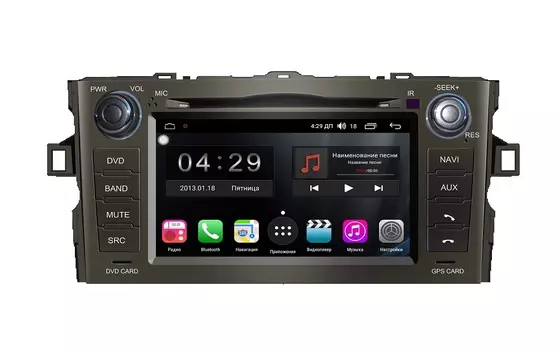 Штатная магнитола FarCar s300 для Toyota Auris 2006-2012 на Android (RL028) (+ Камера заднего вида в подарок!)