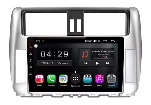 Штатная магнитола FarCar s300 для Toyota Land Cruiser Prado 150 2009-2013 на Android (RL065R) (+ Камера заднего вида в подарок!)