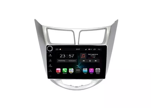 Штатная магнитола FarCar s300-SIM 4G для Hyundai Solaris на Android (RG067RB) (+ Камера заднего вида в подарок!)