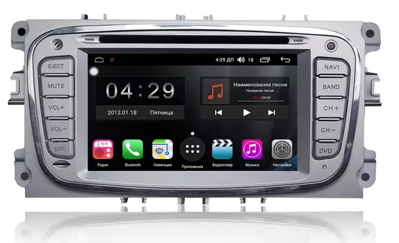 Штатная магнитола FarCar s300-SIM 4G для Ford Focus, Mondeo, C-Max, Galaxy на Android (RG003) (+ Камера заднего вида в подарок!)