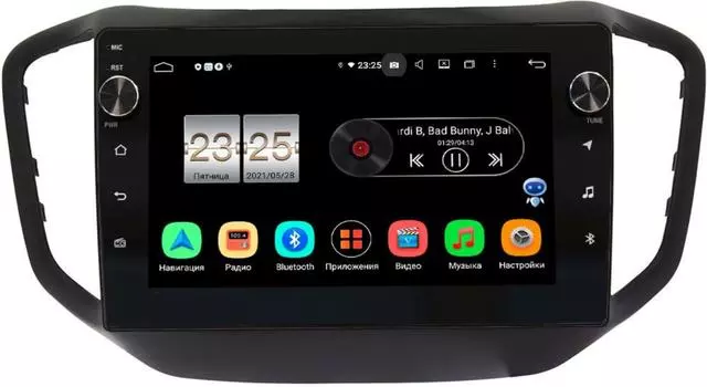 Штатная магнитола Chery Tiggo 5 2016-2021 LeTrun BPX410-1104 на Android 10 (4/32, DSP, IPS, с голосовым ассистентом, с крутилками) (+ Камера заднего вида в подарок!)