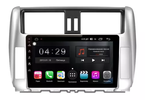 Штатная магнитола FarCar s300-SIM 4G для Toyota Land Cruiser Prado 150 2009-2013 на Android (RG065R) (+ Камера заднего вида в подарок!)