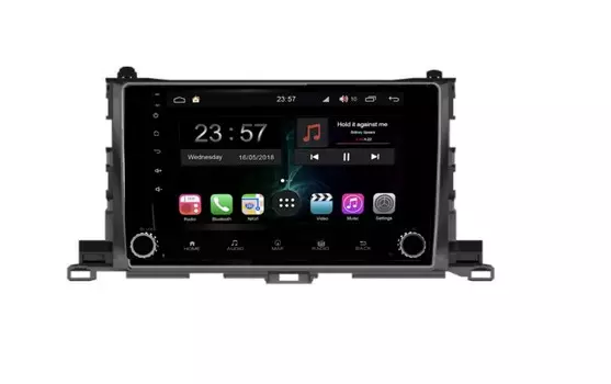 Штатная магнитола FarCar s300-SIM 4G дляToyota Highlander на Android (RG467RB) (+ Камера заднего вида в подарок!)