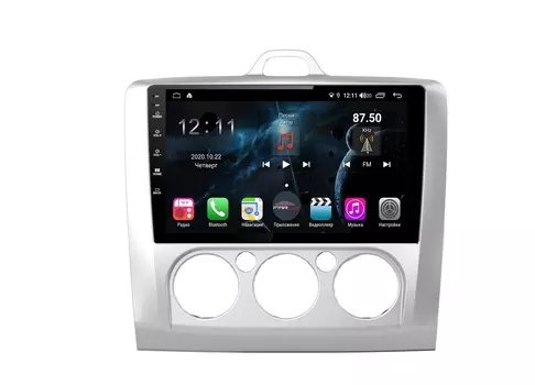 Штатная магнитола FarCar s400 для Ford Focus, Mondeo, C-Max, Galaxy на Android (H003R) (+ Камера заднего вида в подарок!)