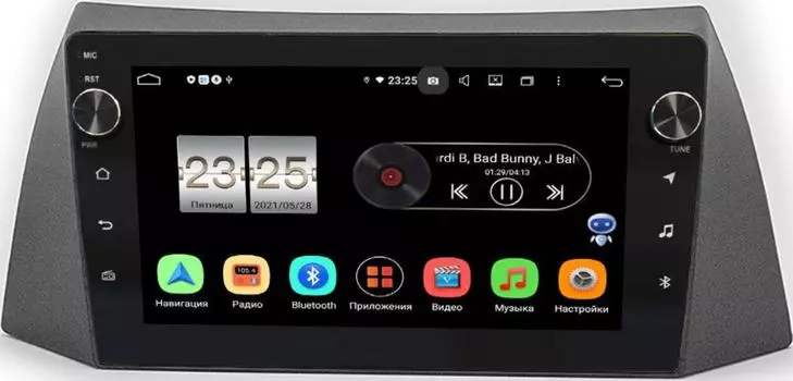 Штатная магнитола Chery Tiggo (T11) 2005-2013 LeTrun BPX609-1014 на Android 10 (4/64, DSP, IPS, с голосовым ассистентом, с крутилками) (+ Камера заднего вида в подарок!)