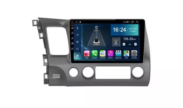 Штатная магнитола FarCar s400 для Honda Civic на Android (TG044M)
