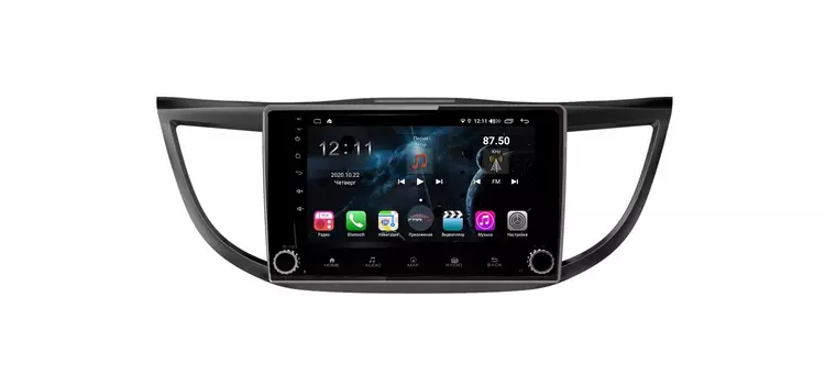 Штатная магнитола FarCar s400 для Honda CR-V на Android (H469RB) (+ Камера заднего вида в подарок!)