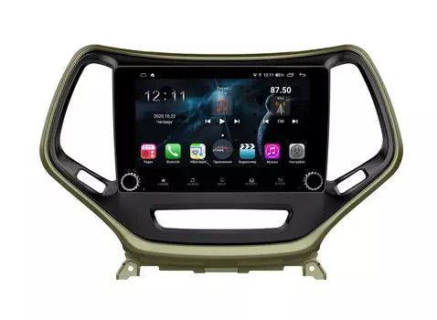 Штатная магнитола FarCar s400 для Jeep Cherokee на Android (H608RB) (+ Камера заднего вида в подарок!)