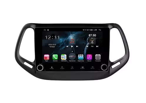 Штатная магнитола FarCar s400 для Jeep Compass 2017+ на Android (H1008RB) (+ Камера заднего вида в подарок!)