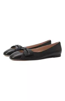 Кожаные балетки Bowow Valentino