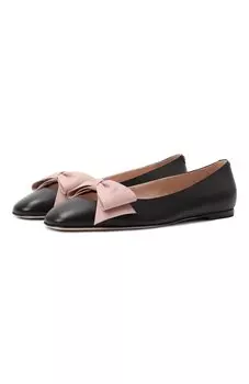 Кожаные балетки Bowow Valentino