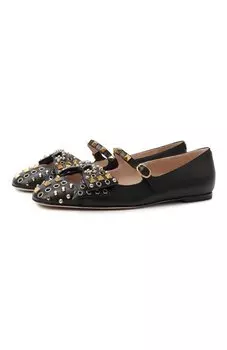 Кожаные балетки Bowow Valentino