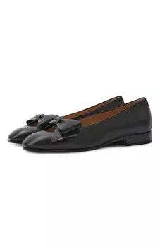 Кожаные балетки Bowow Valentino