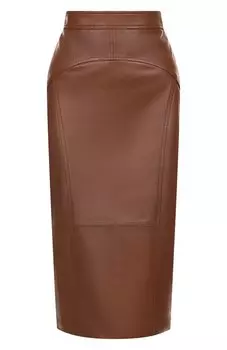 Кожаная юбка Max Mara Studio