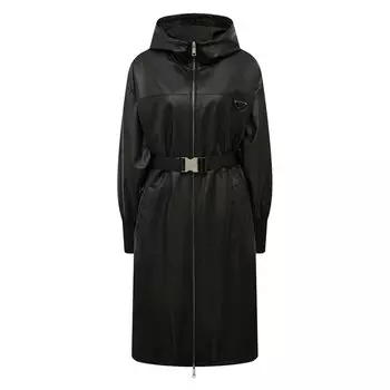 Кожаное пальто Prada