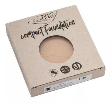 Компактная тональная основа для лица Compact Foundation 9г: No 02 (запасной блок)