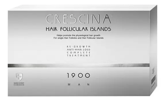 Комплекс для волос HFI 1900 Man Re-Growth Anti-Hair Loss (лосьон для стимуляции роста 20*3,5мл + лосьон против выпадения 20*3,5мл)