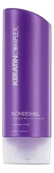 Корректирующий шампунь для осветленных и седых волос Blondeshell Debrass &amp; Brighten Shampoo: Шампунь 400мл