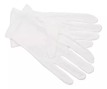 Косметические перчатки 100% хлопок Cosmetic Gloves: Перчатки в пакете