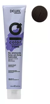 Краситель для волос Тон-в-тон с кокосовым маслом без аммиака Cosmetics IQ Color Tone Haircolor 90мл: 3 Dark Brunette