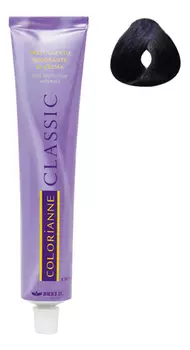 Краска для волос Colorianne Classic 100мл: 1.10 Иссиня-черный