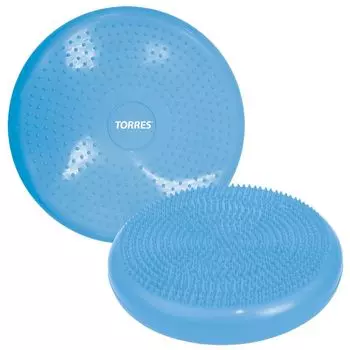 Платформа для пилатеса массажная 33см Torres YL0011, PVC, двухсторонняя массажная поверхность