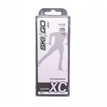Парафин углеводородный Skigo XC Glider Grafit (графит) (Универсальная) 200 г.