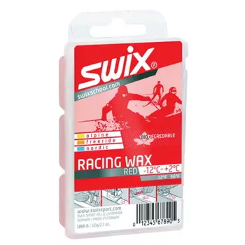 Парафин углеводородный Swix Bio Racing (мазь красная) (-12°С +2°С) 60 г.
