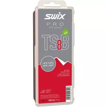 Парафин углеводородный Swix TS8 Black (+4°С -4°С) 180 г.