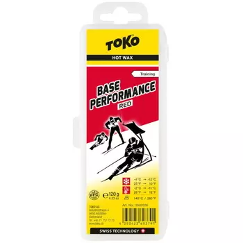 Парафин углеводородный TOKO Base Performance red (-4°С -12°С) 120 г. 5502036