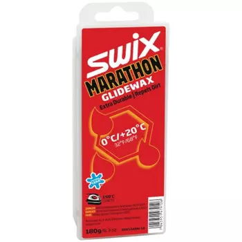 Парафин высокофтористый Swix DHF104BW Marathon (0°С +20°С) 180 г.