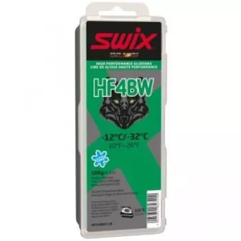 Парафин высокофтористый Swix HF4BWX Black (-12°С -32°С) 5х180 г