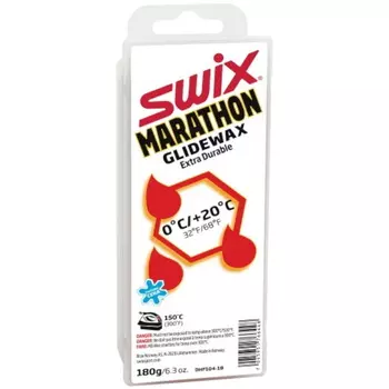 Парафин высокофтористый Swix White Marathon (0°С +20°С) 180 г.