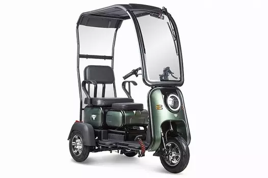 Пассажирский электротрицикл RuTrike Куб 022659-2354 зеленый