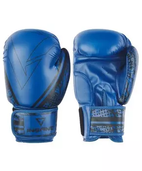 Перчатки боксерские 12 oz Insane ODIN, ПУ, синий