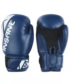 Перчатки боксерские Insane MARS, ПУ, синий, 10 oz