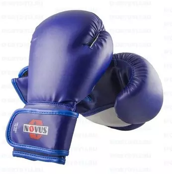 Перчатки боксерские Novus LTB-16301, 14 унций L/XL, синие