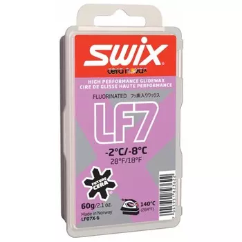 Парафин низкофтористый Swix LF07X-6 LF7X Violet (-2°С -8°С) 60 г