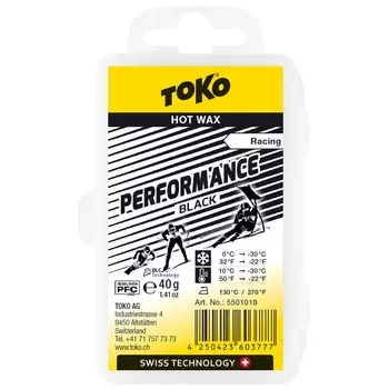 Парафин низкофтористый TOKO Performance black 40 г. 5501018