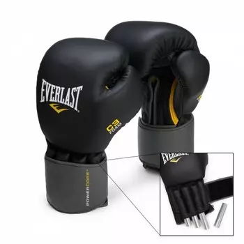 Перчатки снарядные с утяжелителями Everlast Weighted 121101